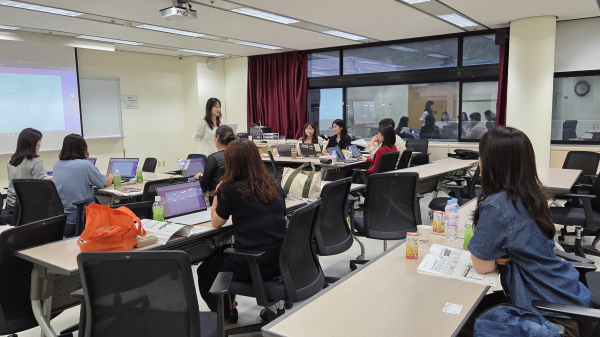 교과별 연수 진행 모습