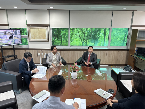 농어촌공사 방문 모습