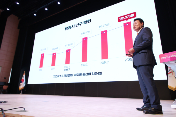 오성환 시장, 민선8기 미래비전 공유회 개최 모습