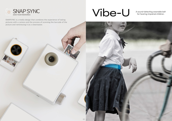 수상작 포스터 (왼쪽부터 SNAP SYNC, Vibe-U)