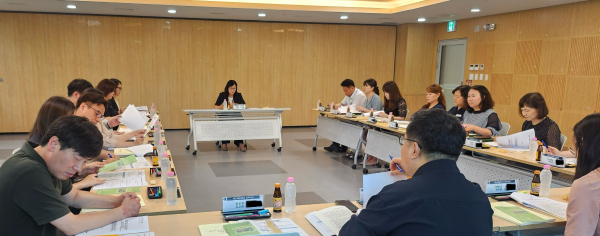 대전교육발전특구 실무추진단 회의 개최 모습