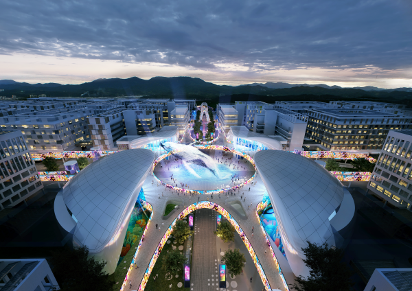 세종 국가시범도시 내 상징광장 가상도