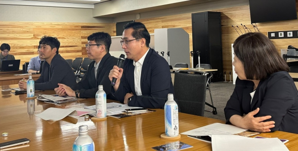 박희조 동구청장 교토시청 방문 모습