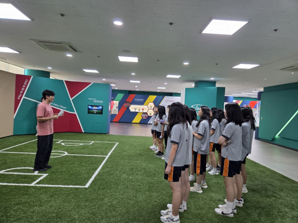 대전하나시티즌과 함께하는 하나드림스쿨 운영 모습