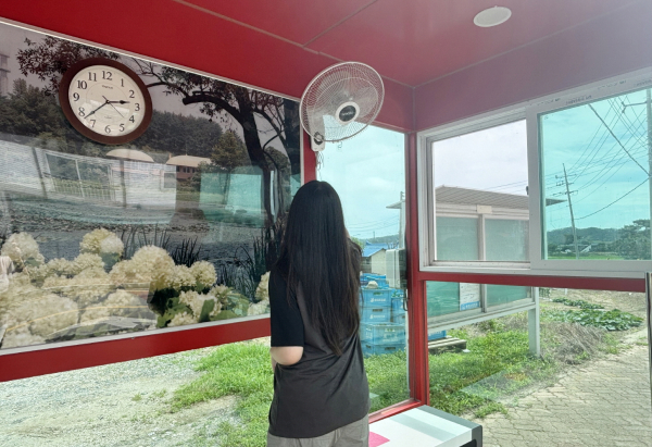 버스승강장 점검 (소원면)