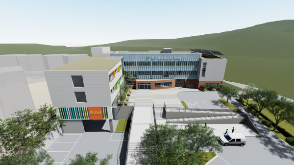 글로벌 드림캠퍼스 정면 조감도