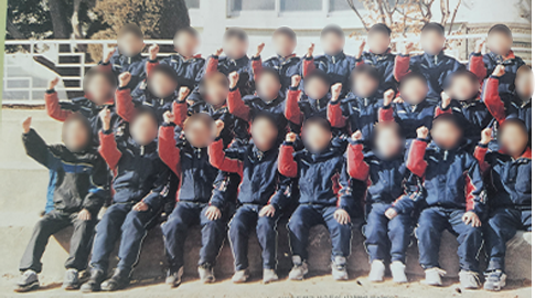 천안초 사고 당시 선수단 (윤장호 명예 선수 제공)