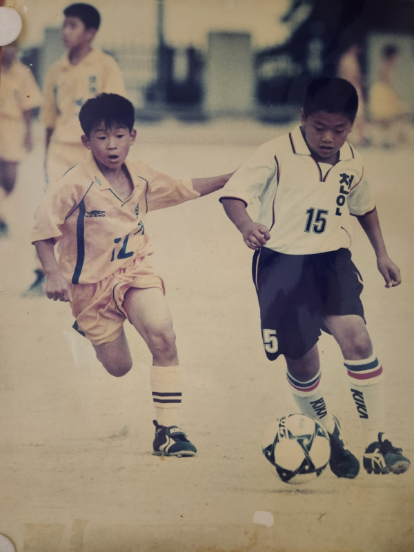 천안초 사고 당시 선수단 (윤장호 명예 선수 제공)