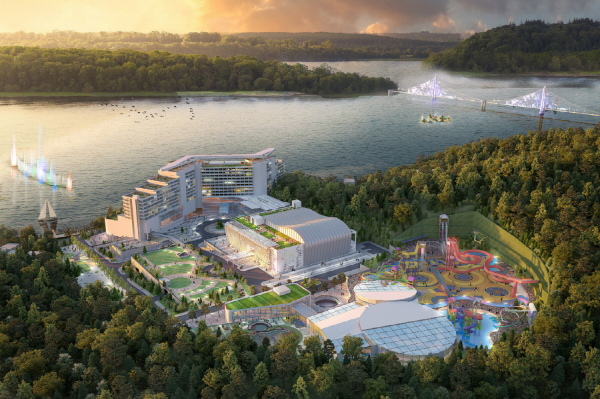 탑정호복합문화단지 조감도