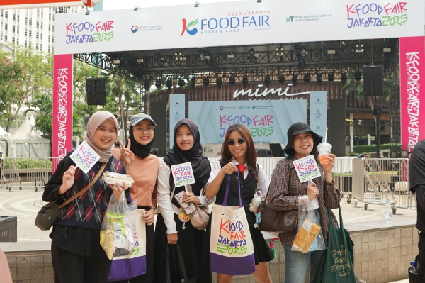 인도네시아 자카르타 K-푸드페어 B2C 행사장 전경