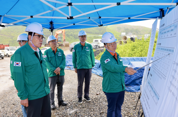 자연재난 대비 재해복구 사업장 현장점검(대천천 재해복구사업장)