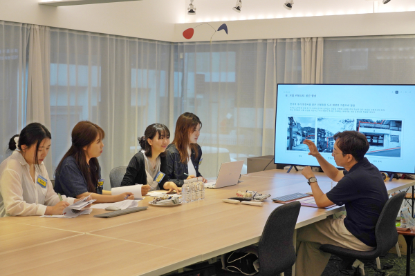 제6회 계룡장학재단 아이디어 공모전 인큐베이팅 진행 모습