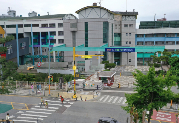 판암초등학교 앞 ‘큐브형 비상벨’ 조감도