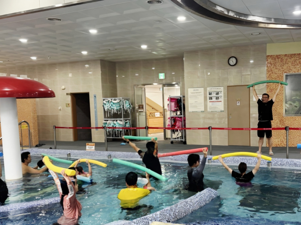 수치유 체험 모습