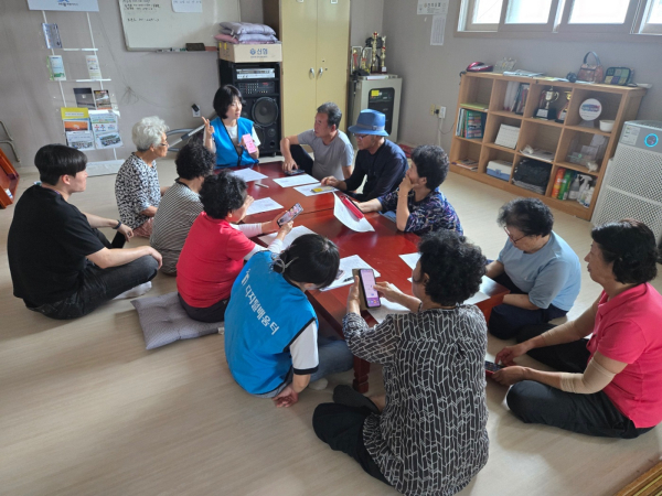 ‘2025년 찾아가는 고령농 디지털교육’ 실시 모습