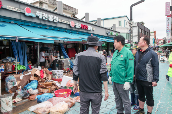 오성환 당진시장 전통시장 방문