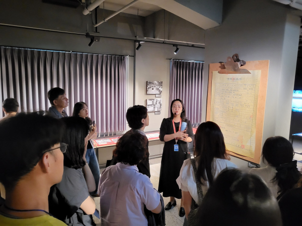 지난 24일, 민주화운동기념관에서 2025년 교원과 함께하는 「민주·인권·평화의 길」 현장체험연수 장면