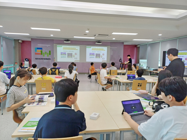 코딩교실 운영 모습