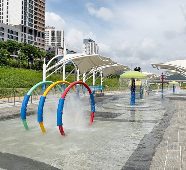 세종 삼성천 물놀이장 운영 모습