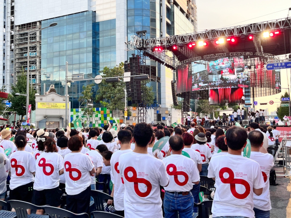 지난해 0시축제 현장 모습