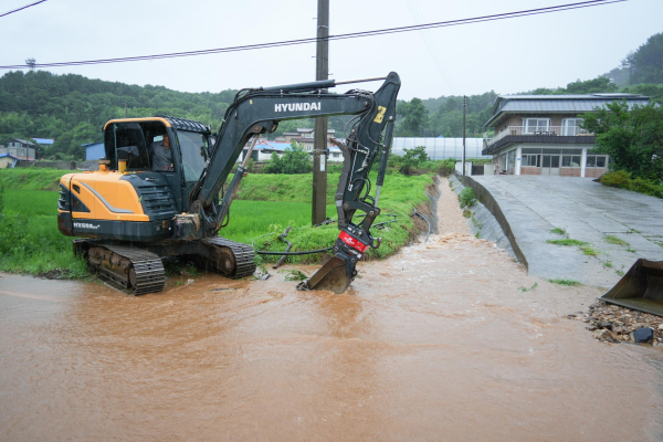 서천군 호우 피해 모습