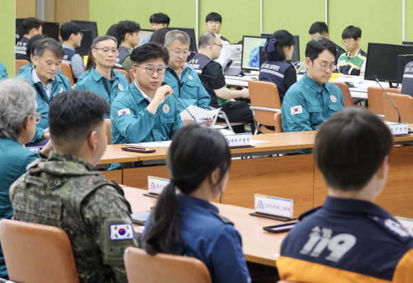 2025년 을지연습 최초상황 보고회 개최 모습