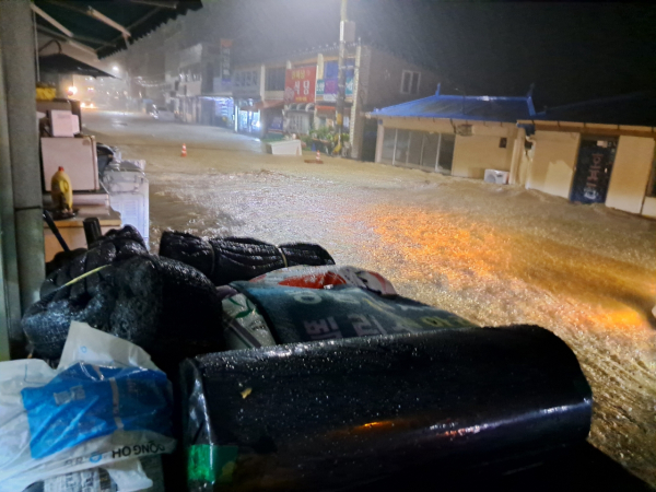 서천 호우피해 모습