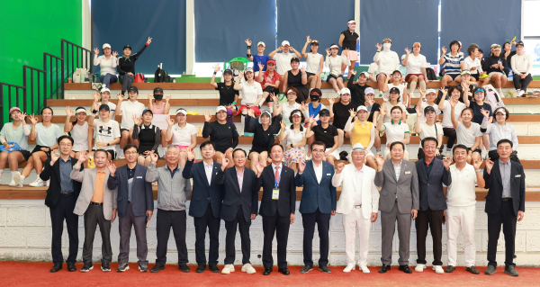 제25회 만세보령머드배 전국 동호인 테니스 대회 개최 기념사진