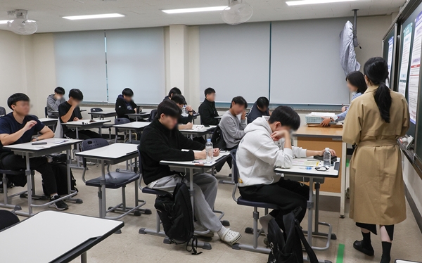 2025학년도 수능 시험장 모습