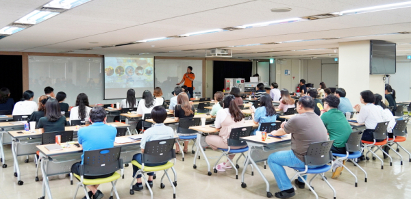 26일 대전 동부소방서와 협력해 임직원 50여 명을 대상으로 소방 안전 및 응급처치 실습 교육을 실시했다.