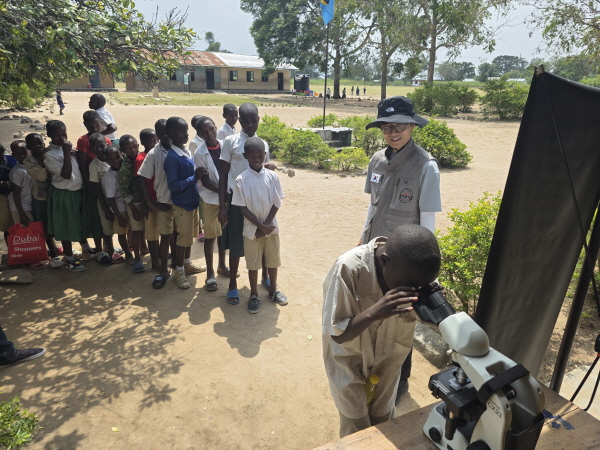주혈흡충란 관찰 아동
