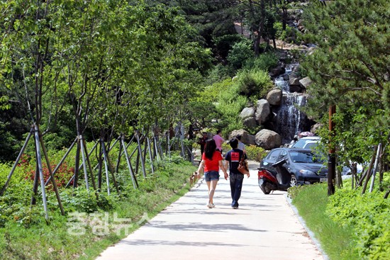 영인산 자연휴양림 모습