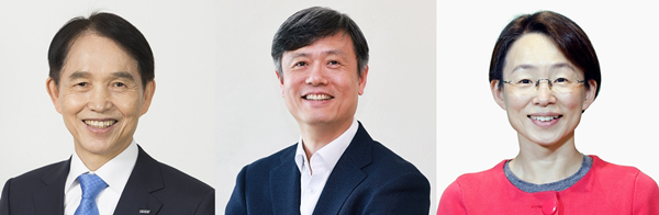 (왼쪽부터) KAIST 이광형 총장, 장병규 크래프톤 의장, 류석영 전산학부장