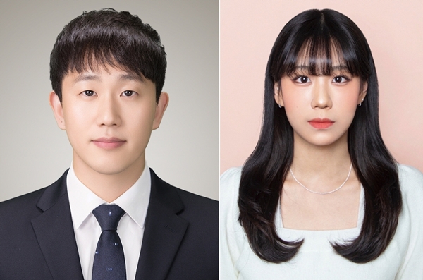 국립한밭대학교 화학생명공학과 김정철 교수(왼쪽)와 손수빈 학생