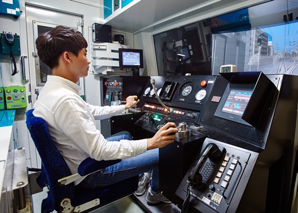 우송대 철도물류대학 실습 모습