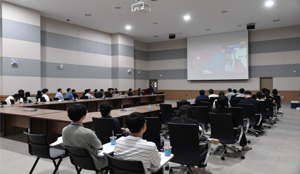 마약 중독 예방 교육 진행 모습