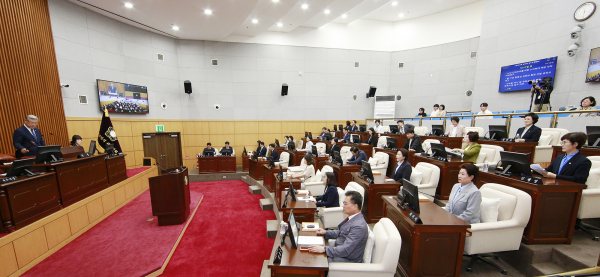 대전 서구의회, 제292회 임시회 개회식 모습