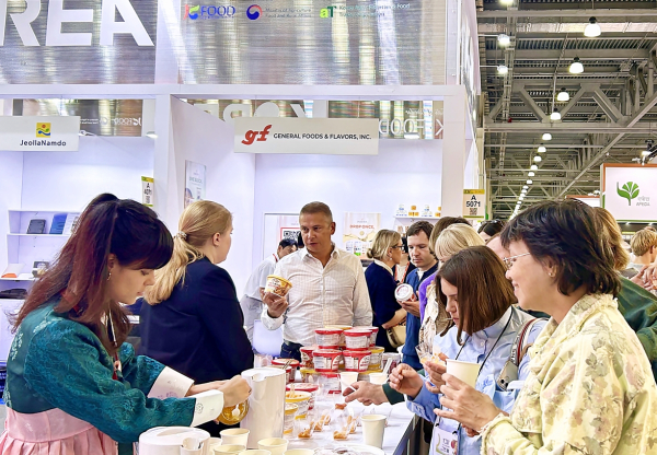 2025 모스크바 국제식품박람회 한국관 전경