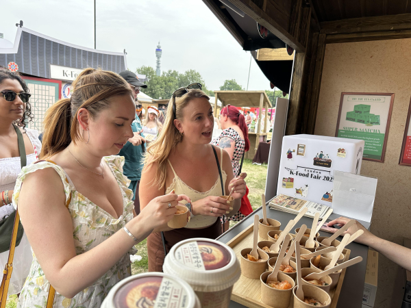 유럽 K-푸드 홍보부스 현장