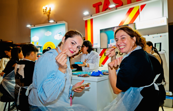 마드리드 K-EXPO, K-푸드 홍보관 현장