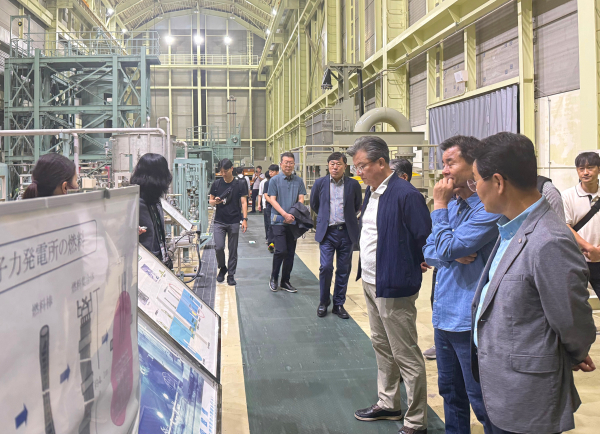 지난 9월 방문한 일본 겐카이 원자력발전소 훈련센터