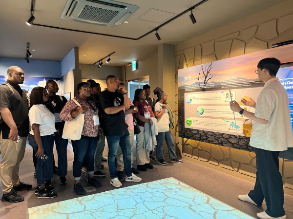 한국수자원공사 대전 본사 가뭄교육체험장 연수 모습