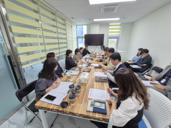 '산울마을 교육협력거버넌스’ 진행 모습