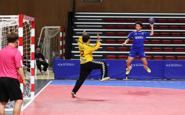 대전학생선수단 (핸드볼 경기 모습)