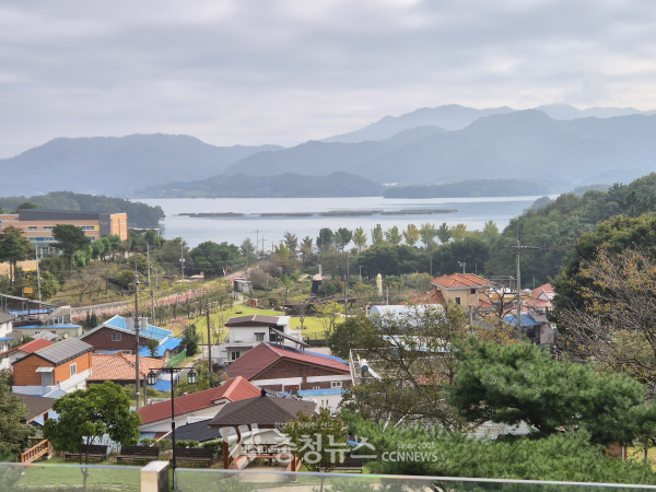 대청호자연생태관에서 바라본 대청호