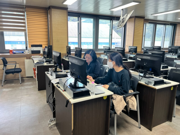 지난 22일, 주민자치회 사무장을 대상으로 1:1 맞춤형 결산 대비 실습 교육 진행