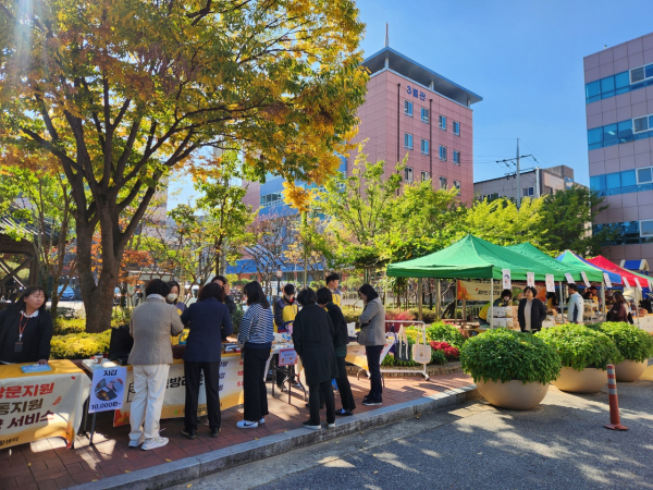 대전 중구 '찾아가는 자활가게' 운영 모습(2024년)