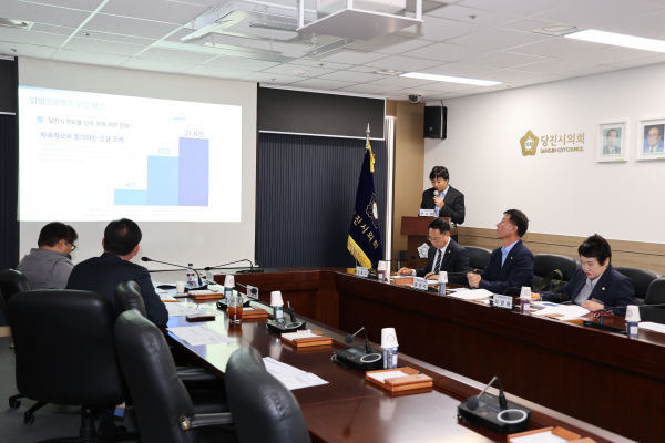 완주군의회 의원연구단체 방문 모습