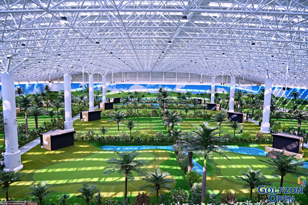 골프존 시티골프 중국 2호 연길점 내부전경