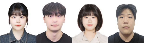 시스템반도체공학과 연구팀 (왼쪽부터) 이지은, 임준호, 주연우, 홍성민